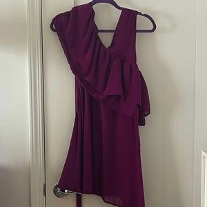 Rare Ruffled Shoulder Dress